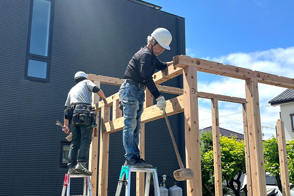   自宅の農作業小屋を上棟しましたの記事イメージ